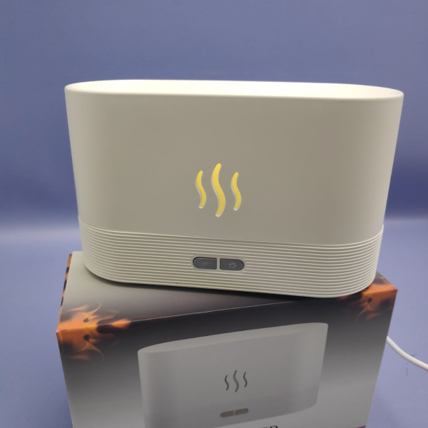 Аромадиффузор - ночник - увлажнитель с эффектом камина Aroma Diffuser Touch Panel Version, 180 мл.